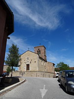 France, Ain, Monthieux (La Dombes), Eglise romane du 12eme (8)